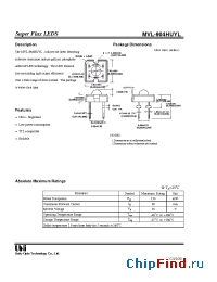 Datasheet MVL-904HUYL производства UOT
