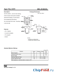 Datasheet MVL-914HUOL manufacturer UOT