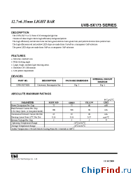 Datasheet UVB-5X173 manufacturer UOT