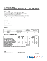 Datasheet UVD-32X производства UOT
