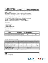 Datasheet UVP-2058 manufacturer UOT