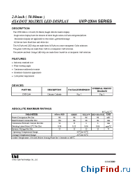 Datasheet UVP-2344 manufacturer UOT