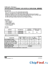 Datasheet UVS-315AY производства UOT