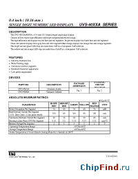 Datasheet UVS-4910AG manufacturer UOT