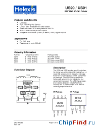 Datasheet US91 manufacturer Us Digital