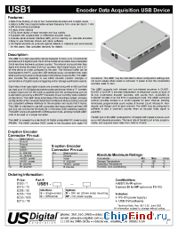 Datasheet USB1 manufacturer Us Digital