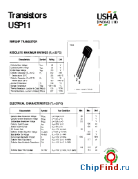 Datasheet USP11 manufacturer USHA