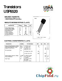 Datasheet USP6520 manufacturer USHA