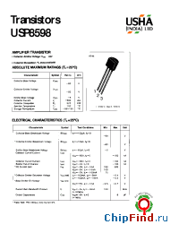 Datasheet USP8598 manufacturer USHA