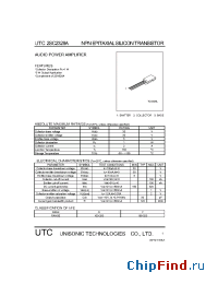Datasheet 2SC2328A manufacturer UTC