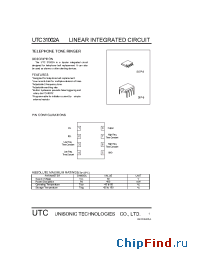Datasheet 31002A manufacturer UTC