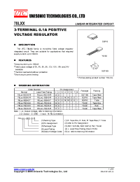 Datasheet 78Lxx-T92-B-B manufacturer UTC