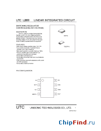 Datasheet L2800 manufacturer UTC
