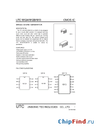Datasheet UTC1812A manufacturer UTC