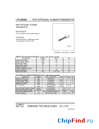 Datasheet UTC2SA684 manufacturer UTC