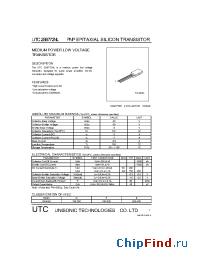 Datasheet UTC2SB772NL manufacturer UTC