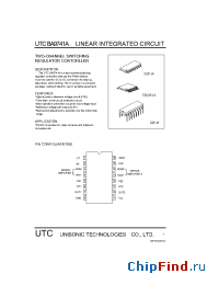 Datasheet UTCBA9741A manufacturer UTC