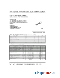 Datasheet UTCHE8550 manufacturer UTC