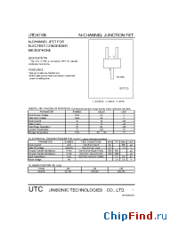 Datasheet UTCK1109 manufacturer UTC