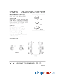 Datasheet UTCL2949E manufacturer UTC