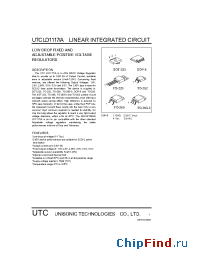 Datasheet UTCLD1117 manufacturer UTC