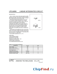 Datasheet UTCLM318 manufacturer UTC