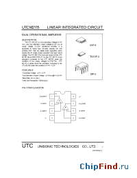 Datasheet UTCM2115 manufacturer UTC