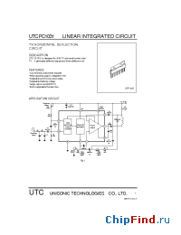 Datasheet UTCPC1031 manufacturer UTC