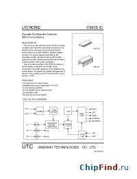Datasheet UTCRCR02 manufacturer UTC