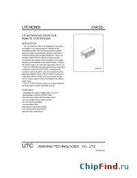 Datasheet UTCRCR03 manufacturer UTC
