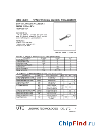Datasheet UTCS8050 manufacturer UTC