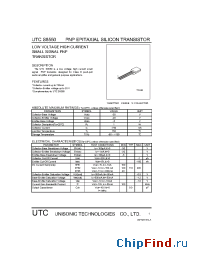 Datasheet UTCS8550 manufacturer UTC