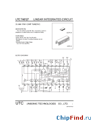 Datasheet UTCTA8127 manufacturer UTC