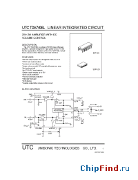 Datasheet UTCTDA7496L manufacturer UTC