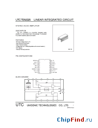 Datasheet UTCTEA2025 manufacturer UTC