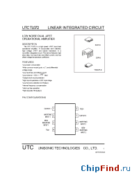Datasheet UTCTL072 manufacturer UTC