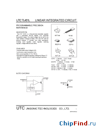 Datasheet UTCTL431L manufacturer UTC