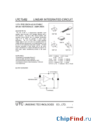 Datasheet UTCTL432 manufacturer UTC