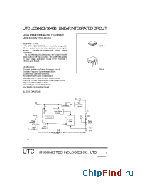 Datasheet UTCUC3842B/43B производства UTC