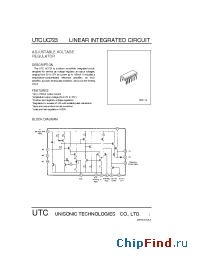 Datasheet UTCUC723 manufacturer UTC