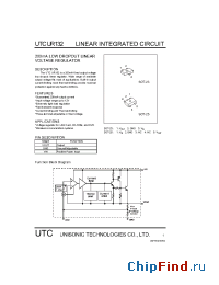 Datasheet UTCUR132 manufacturer UTC