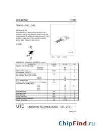 Datasheet UTCUT138 manufacturer UTC
