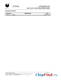 Datasheet UT62256CSC-70LE производства Utron