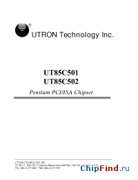 Datasheet UT85C501 manufacturer Utron