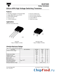 Datasheet BUD700D manufacturer Vaishali