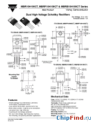 Datasheet MBR10100CT manufacturer Vaishali