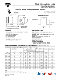 Datasheet ZGL41-180 manufacturer Vaishali