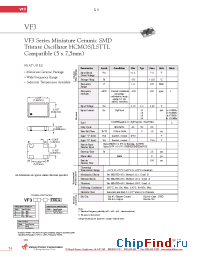Datasheet VF3 manufacturer Valpey-Fisher