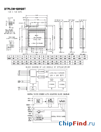 Datasheet DTPLCM-128128T manufacturer Varitronix