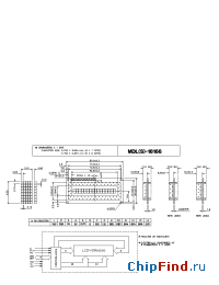 Datasheet MDLS-16166 manufacturer Varitronix